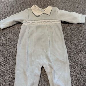 NWT- Kissy Kissy velvet Classic Blue Kids One Piece